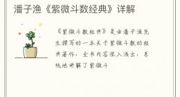 潘子渔《紫微斗数经典》详解